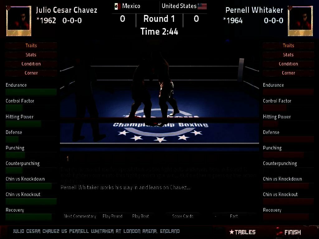 Title bout championship boxing gameplay